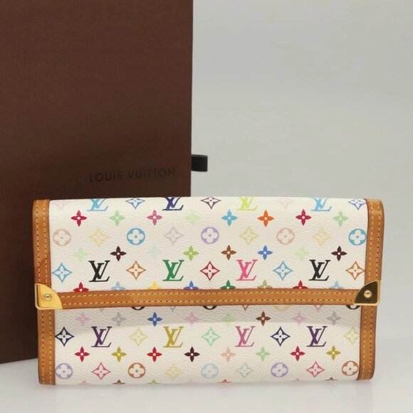 LOUIS VUITTON Multicolor Porte Tresor International Wallet M92659 Auth ki5860 - Picture 15 of 16